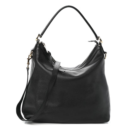 Gucci Pebbled Calfskin Small Miss GG Hobo Black 1 of 9