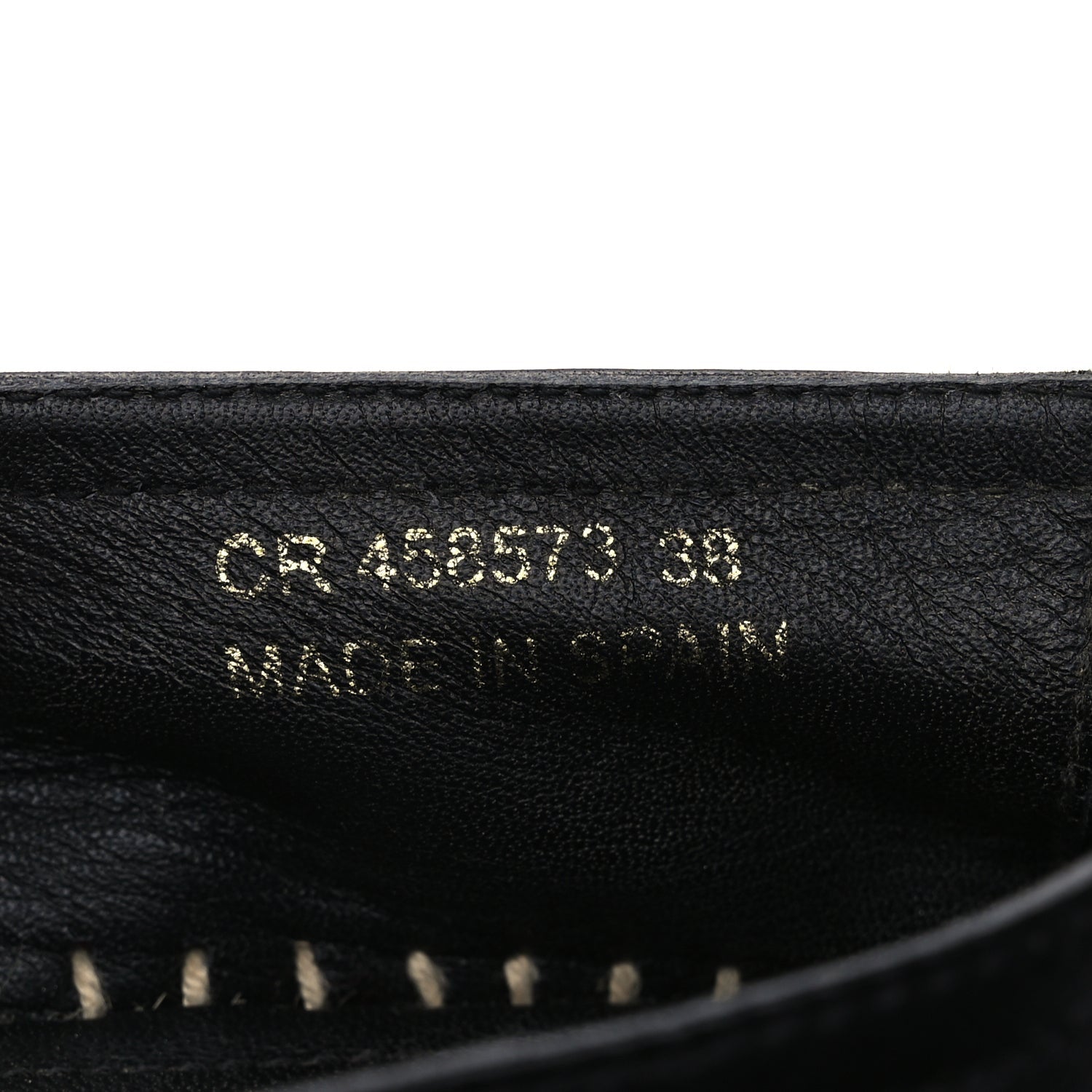 Saint Laurent Lambskin Monogram Espadrilles 38 Black 8 of 10