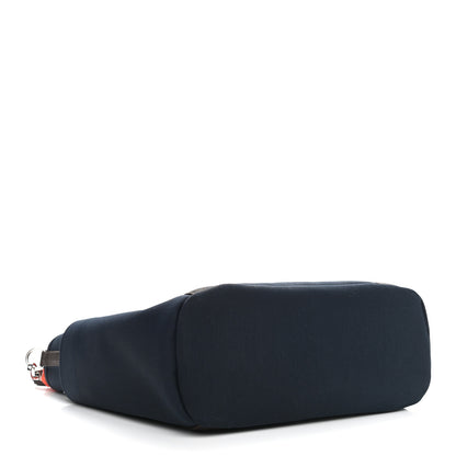 Hermes Toile Sac De Pansage Groom Bleu Navy Feu 5 of 14