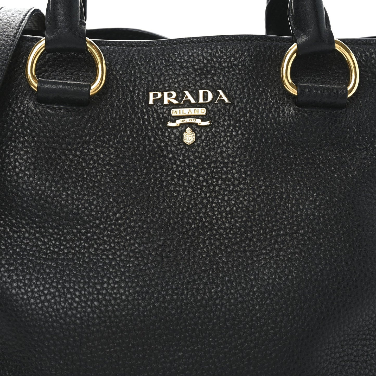 Vitello Daino Tote Black