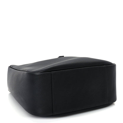 Saint Laurent Smooth Calfskin Small Le 5 A 7 Soft Hobo  Black 4 of 9