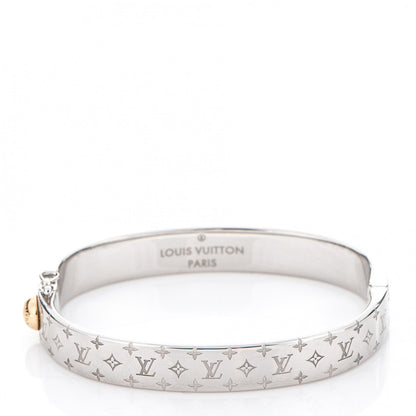 Louis Vuitton Palladium Monogram Nanogram Cuff S 4 of 5