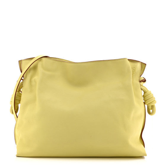 Loewe Calfskin Small Flamenco Knot Bag Yellow 1 of 1