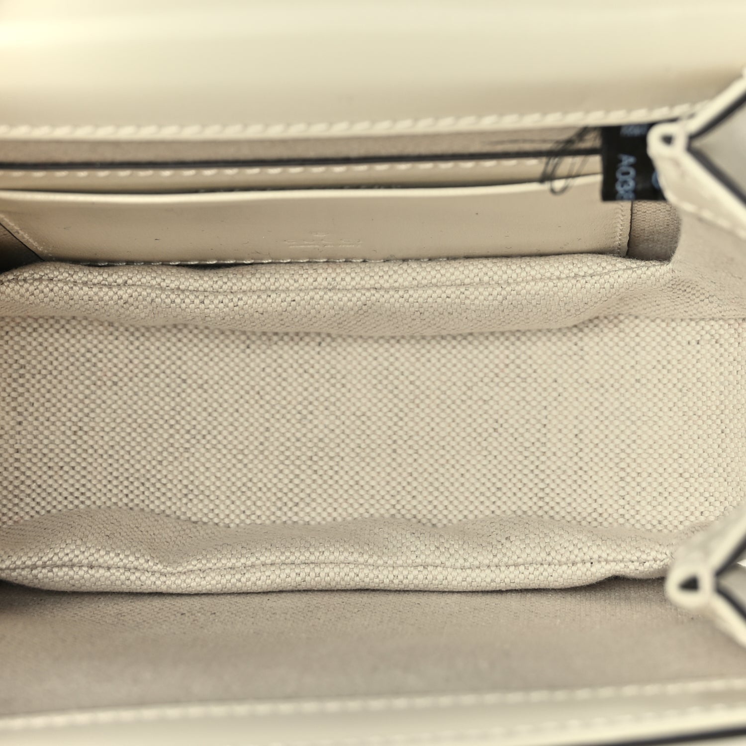 Gucci Boarded Dyana Lux Calfskin Web Mini Bamboo 1947 Top Handle Bag Mystic White 4 of 9