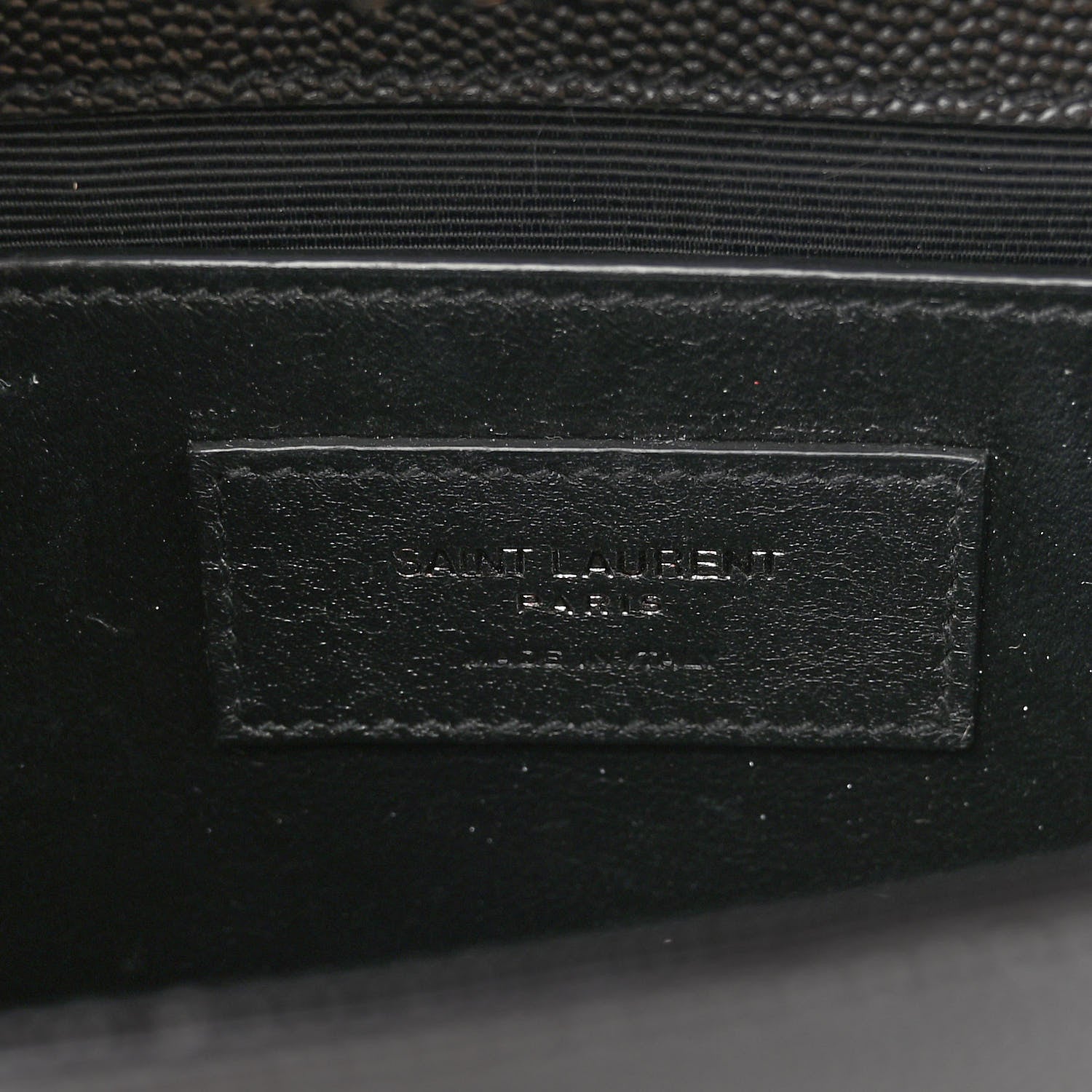 Saint Laurent Grain De Poudre Small Monogram Kate Satchel Black 6 of 9