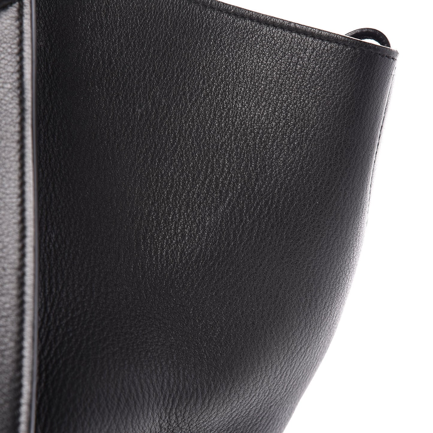 Supple Calfskin Medium Phantom Luggage Black