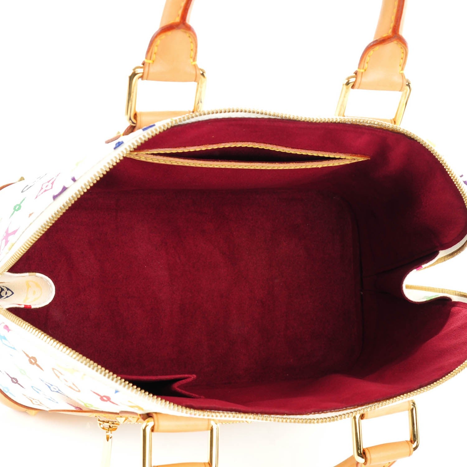 Louis Vuitton Monogram Multicolor Alma White 5 of 7