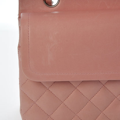 Chanel Lambskin Quilted Medium Double Flap Light Pink 5 of 14