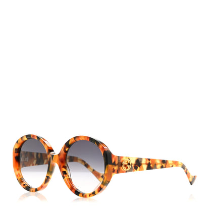 Gucci Round 56mm Sunglasses GG1256S Havana 1 of 8