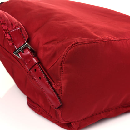Prada Nylon Vela Single Buckle Backpack Rosso 12 of 16