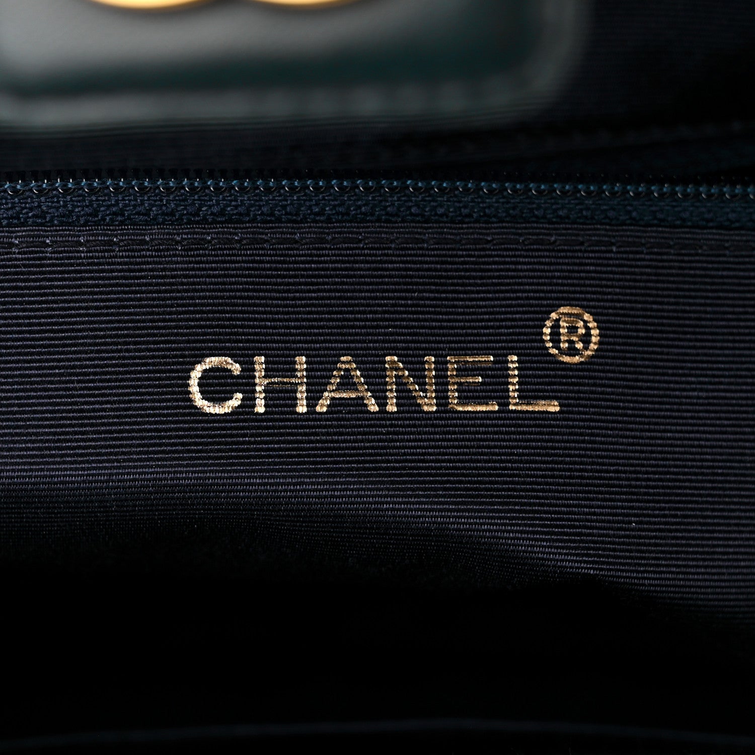 Chanel Lambskin Straw Basket Top Handle Bag Navy 6 of 15