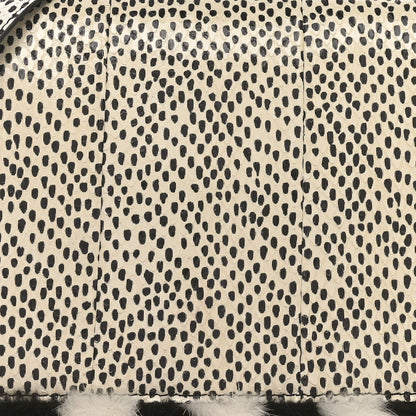 Fendi Watersnake Mink Daisy Clutch White Black 8 of 11