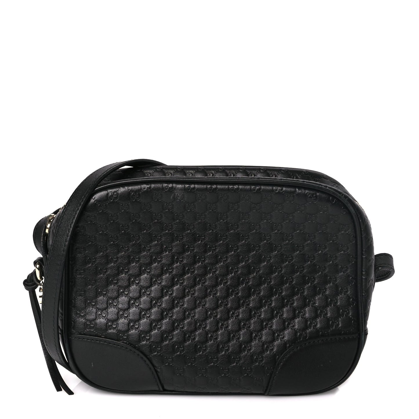 Microguccissima Mini Bree Messenger Bag Black