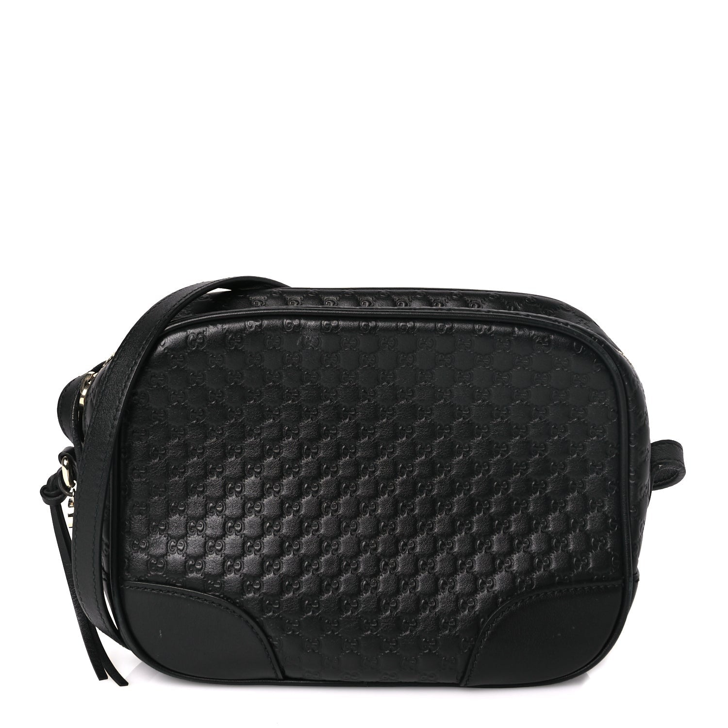 Gucci Microguccissima Mini Bree Messenger Bag Black 1 of 9