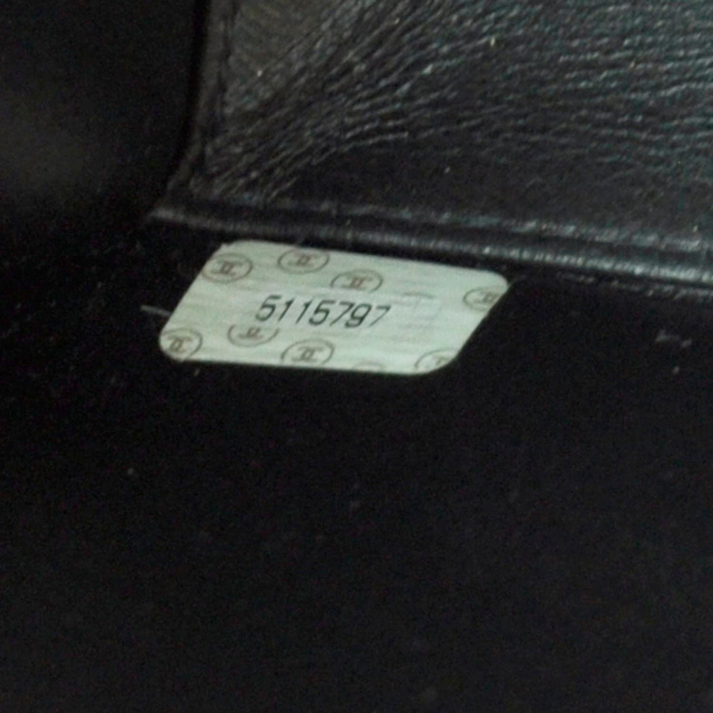 Patent Diamond Stitched Jumbo Flap Black