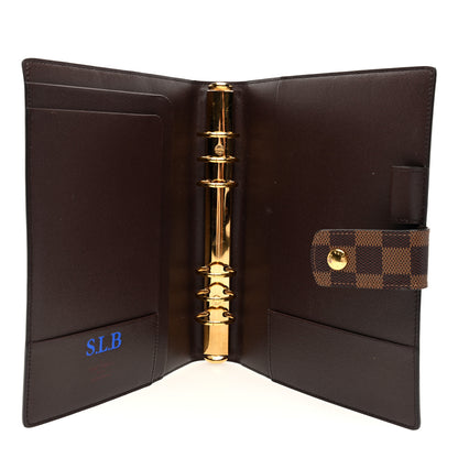 Louis Vuitton Damier Ebene Large Ring Agenda Cover 5 of 6