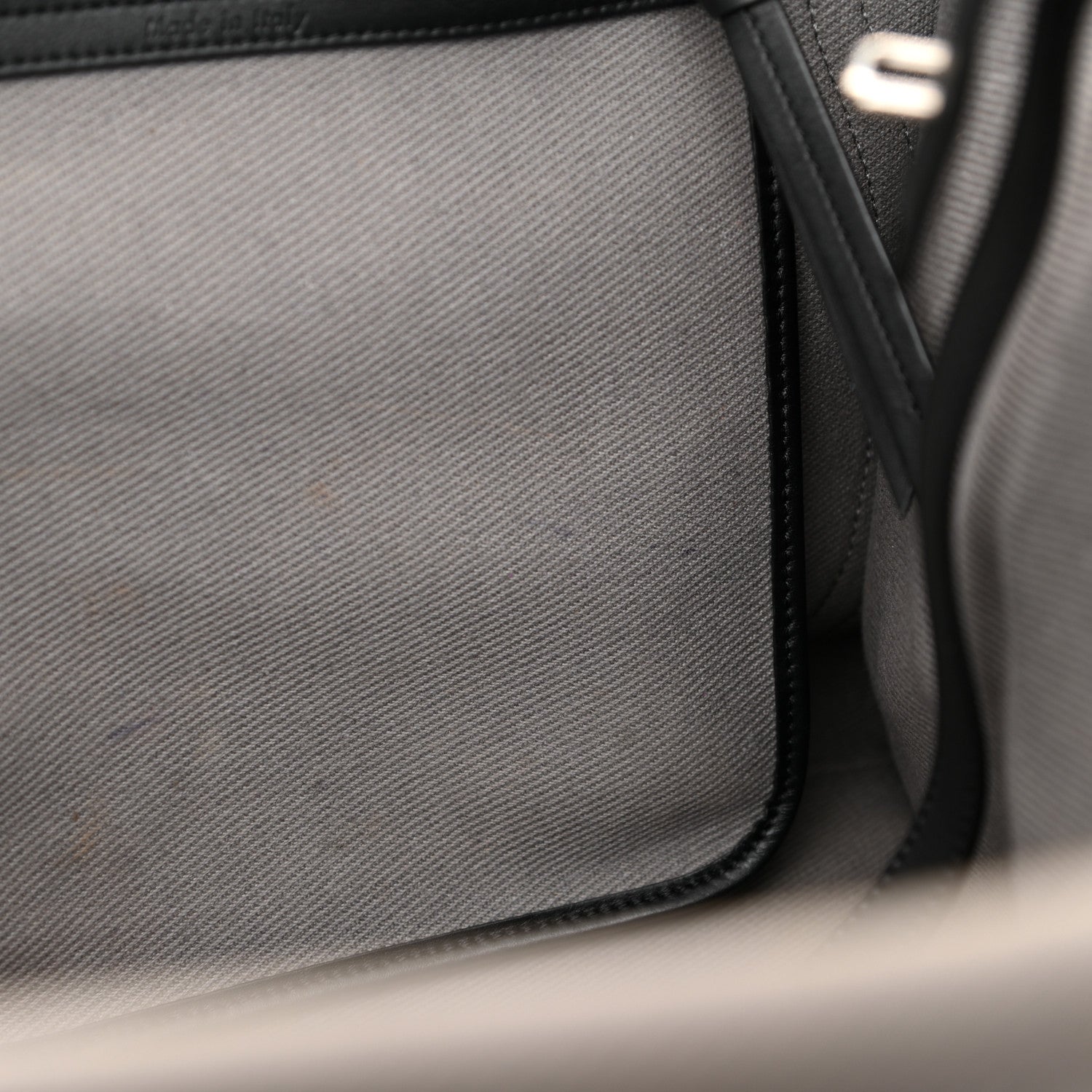 Celine Cotton Canvas Medium Phantom Luggage Grey 10 of 15