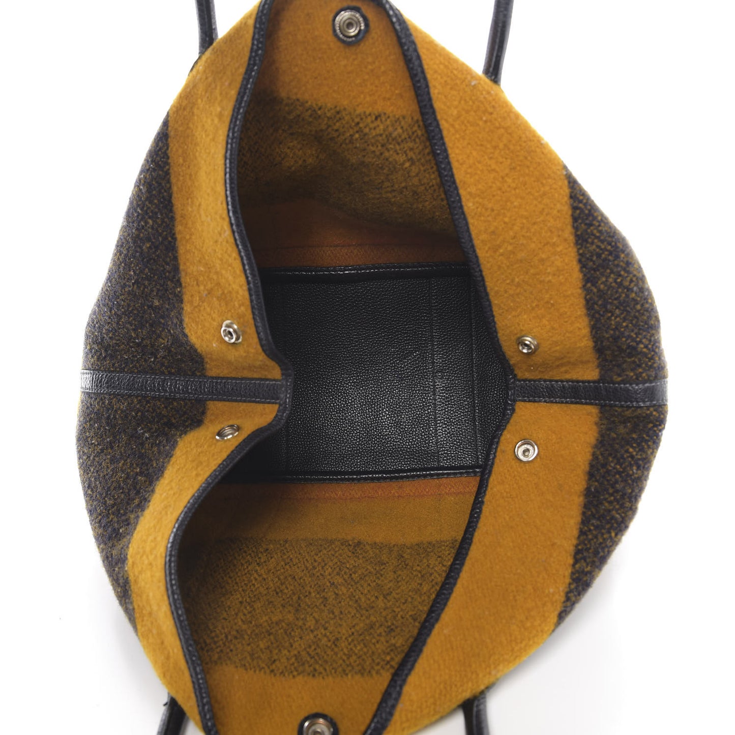 Wool Rocabar Garden Party Tote 36 MM Orange Black