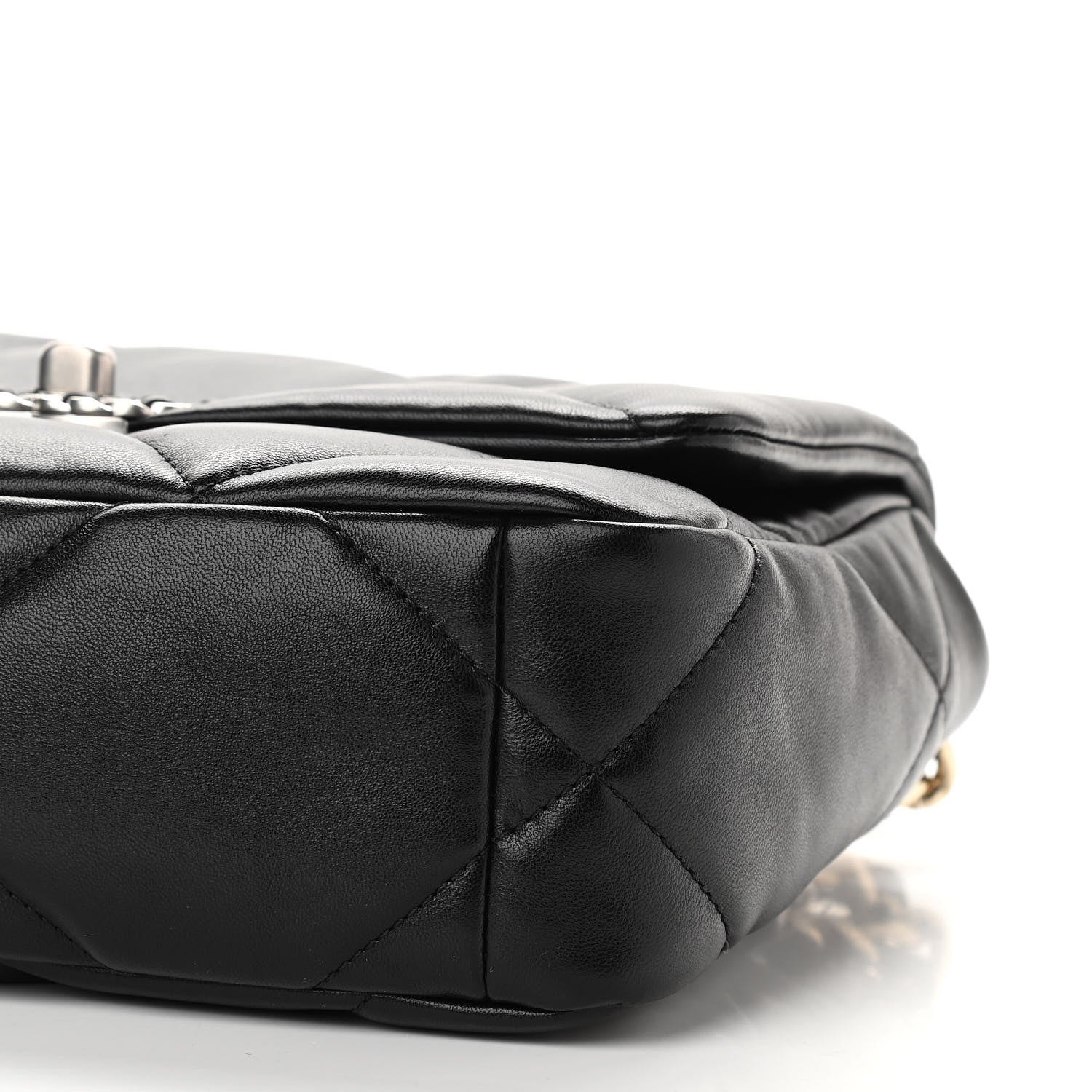 Chanel Lambskin Quilted Medium Chanel 19 Flap Black 11 of 11