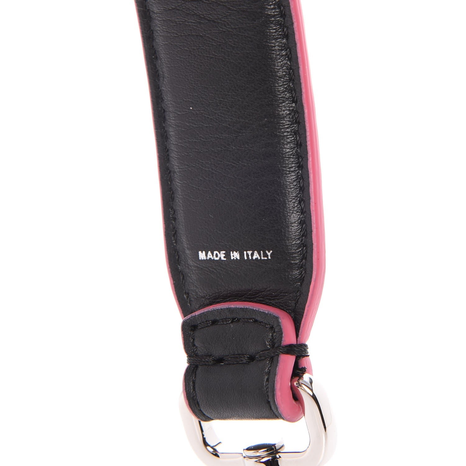 Fendi Vitello Dolce Plexiglass Studded Mini Strap You Black Multicolor 3 of 6