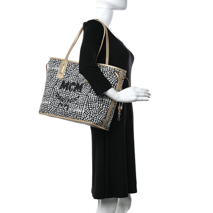 MCM Metallic Visetos Medium Liz Reversible Shopper Tote Gold 2 of 15