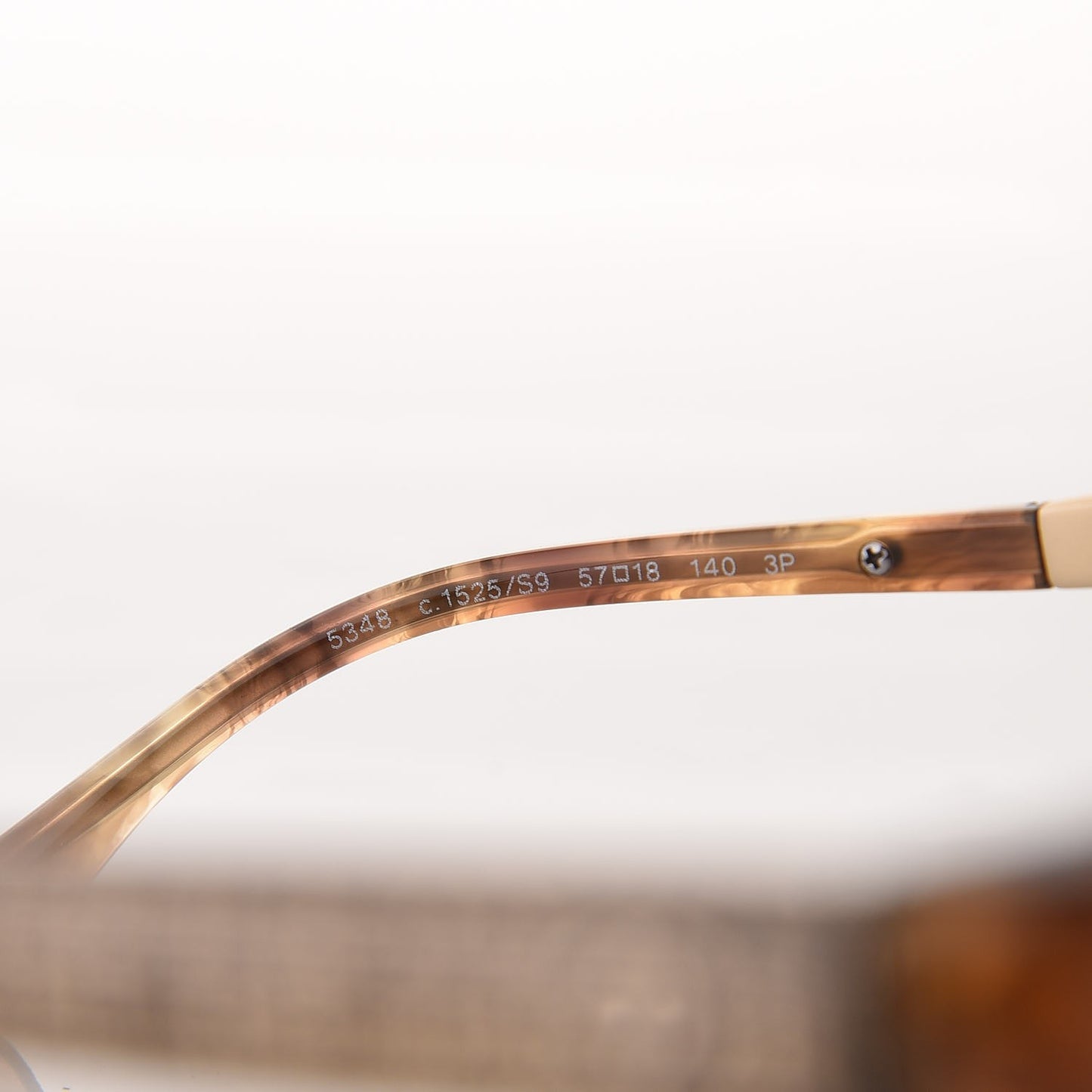 Tweed CC Polarized Sunglasses 5348 Tortoise