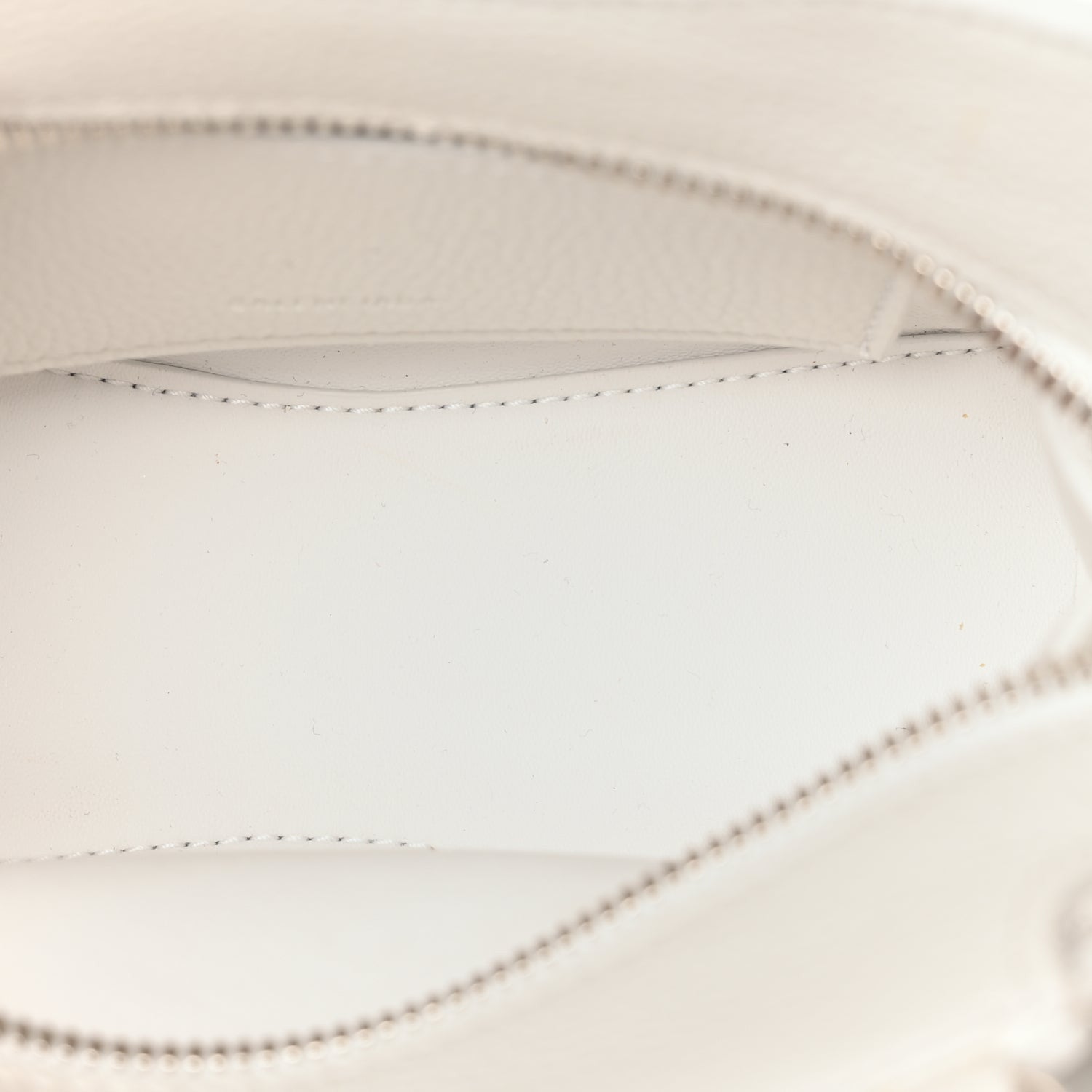 Balenciaga Grained Calfskin Neo Classic Silver Hardware Nano City Crossbody White 4 of 9