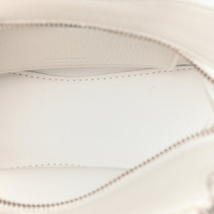 Balenciaga Grained Calfskin Neo Classic Silver Hardware Nano City Crossbody White 4 of 9