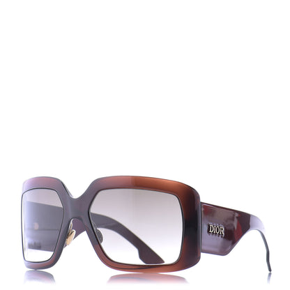 Christian Dior Acetate DiorSo Light 2 Shield Sunglasses Tortoise 1 of 11