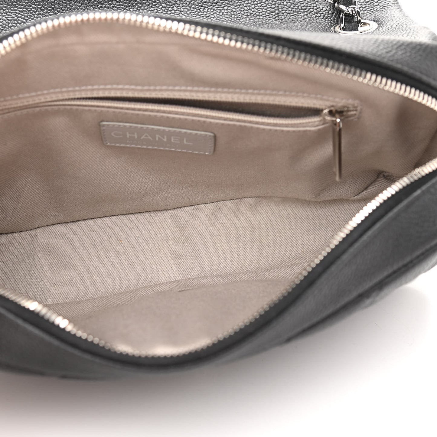 Caviar Quilted Medium Easy Flap Black