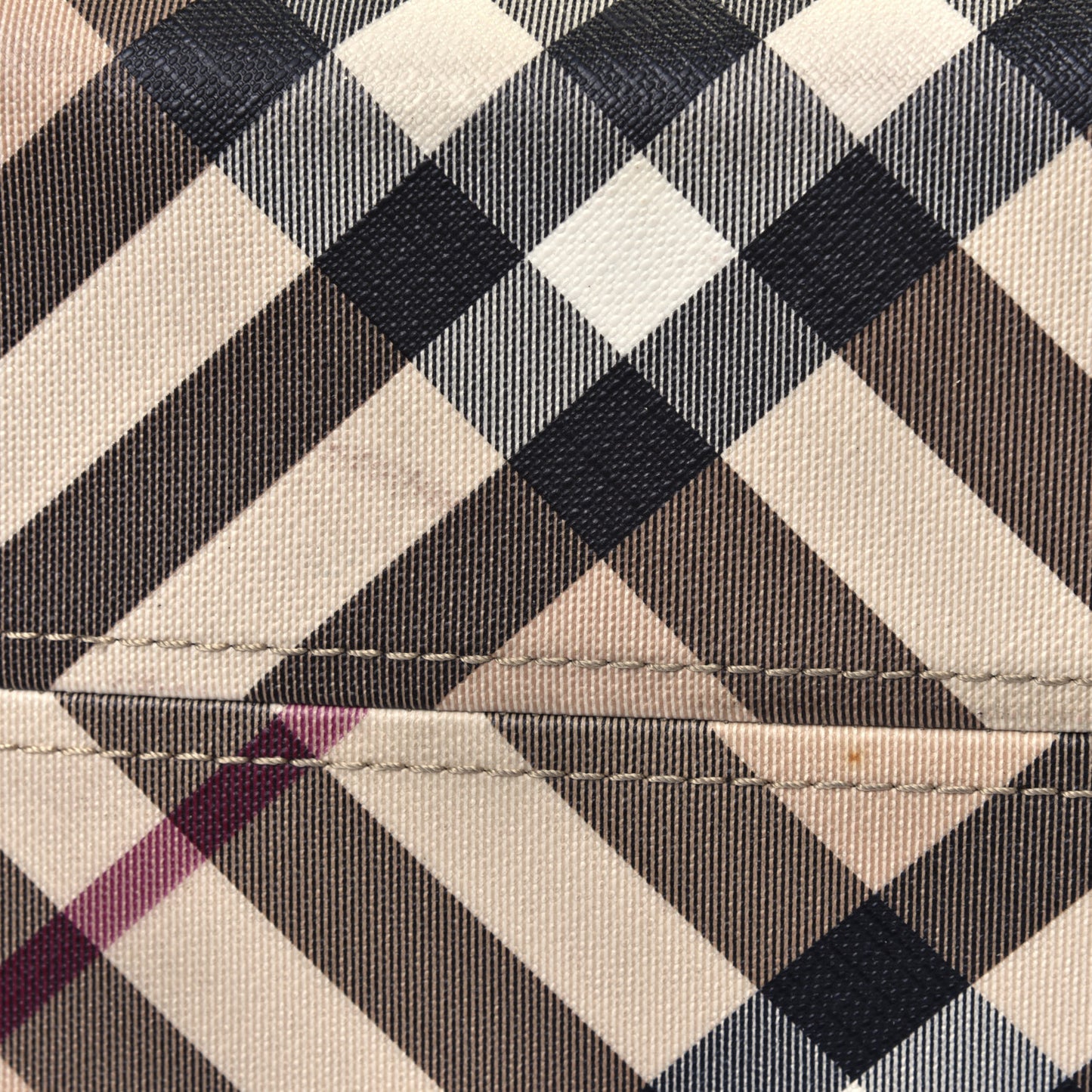 Nova Check Large Nickie Tote Black