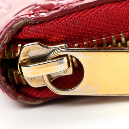 Louis Vuitton Vernis Zippy Organizer Wallet Pomme D'Amour 13 of 14