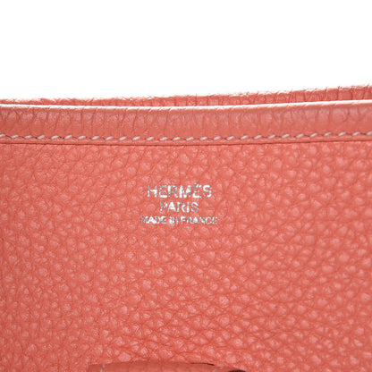 Hermes Taurillon Clemence Evelyne III GM Crevette 6 of 10