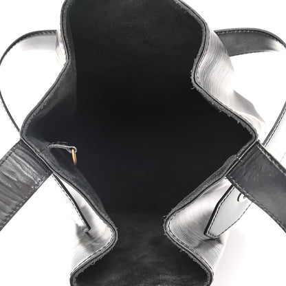 Louis Vuitton Epi Sac D'Epaule Black 5 of 9