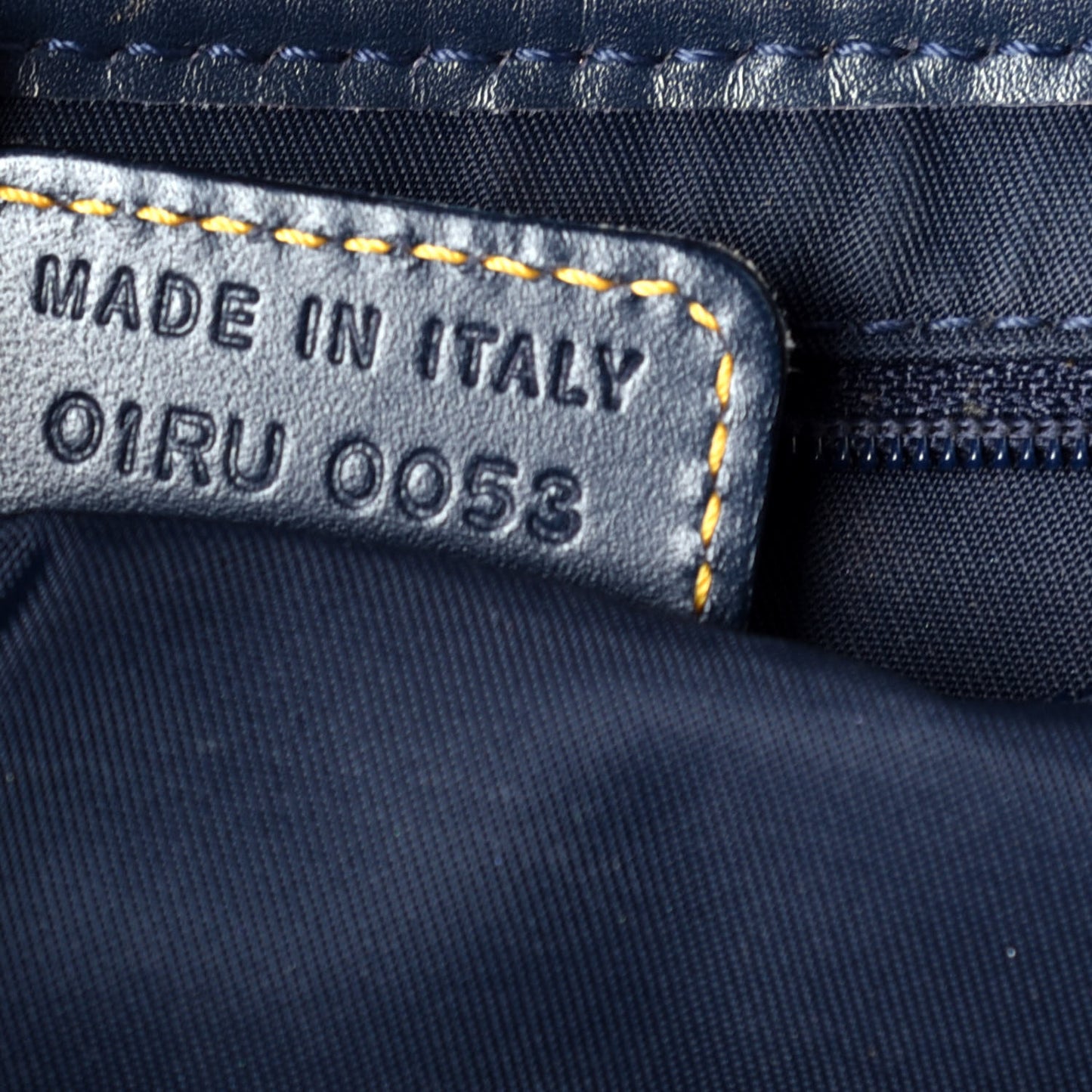 Monogram Saddle Bag Blue