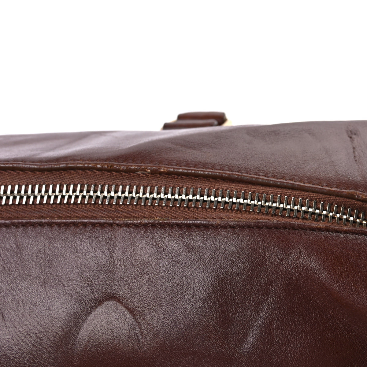 Saint Laurent Calfskin Classic Duffle 6  Havane 9 of 14