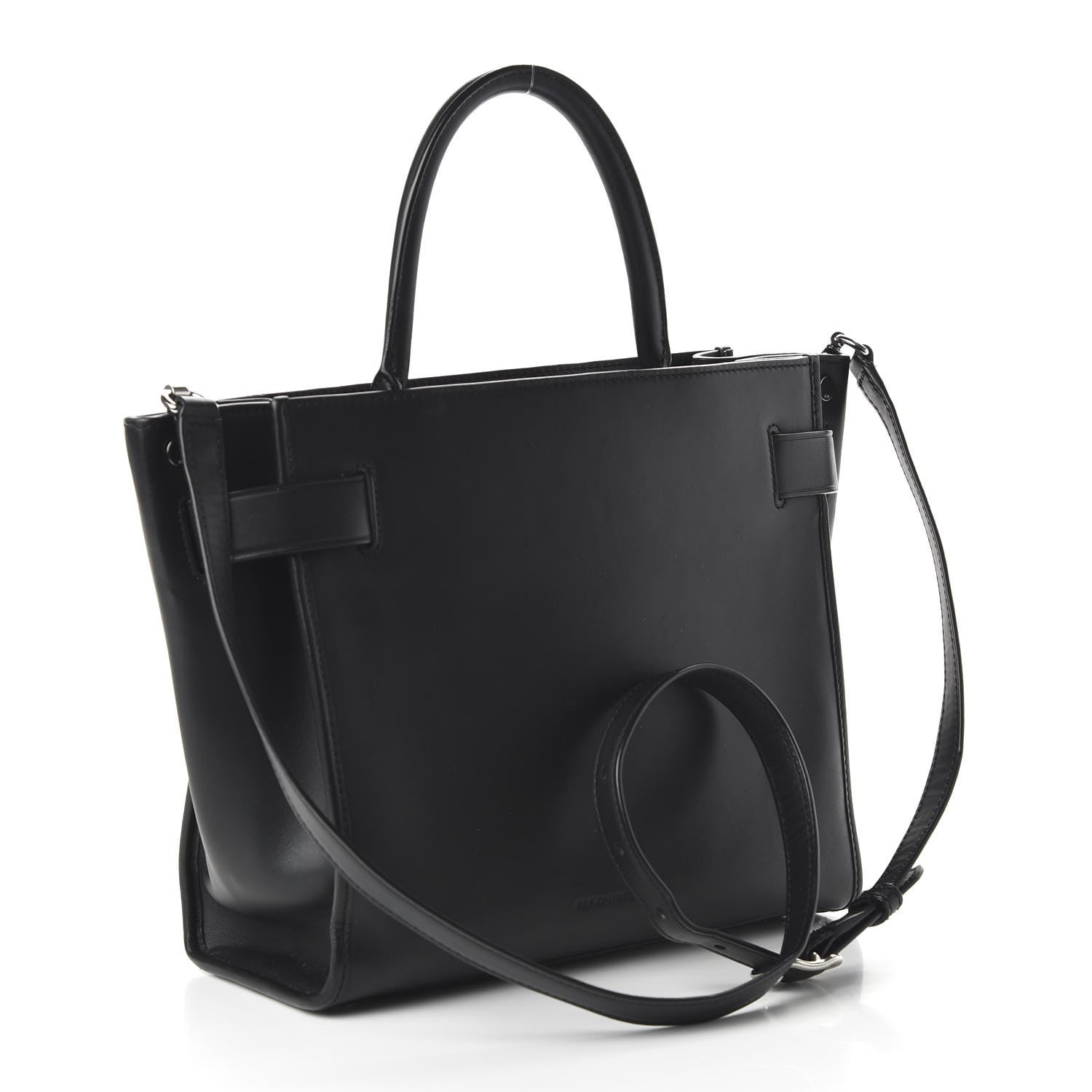 Alexander Wang Smooth Calfskin Attica Chain Satchel Black 3 of 9