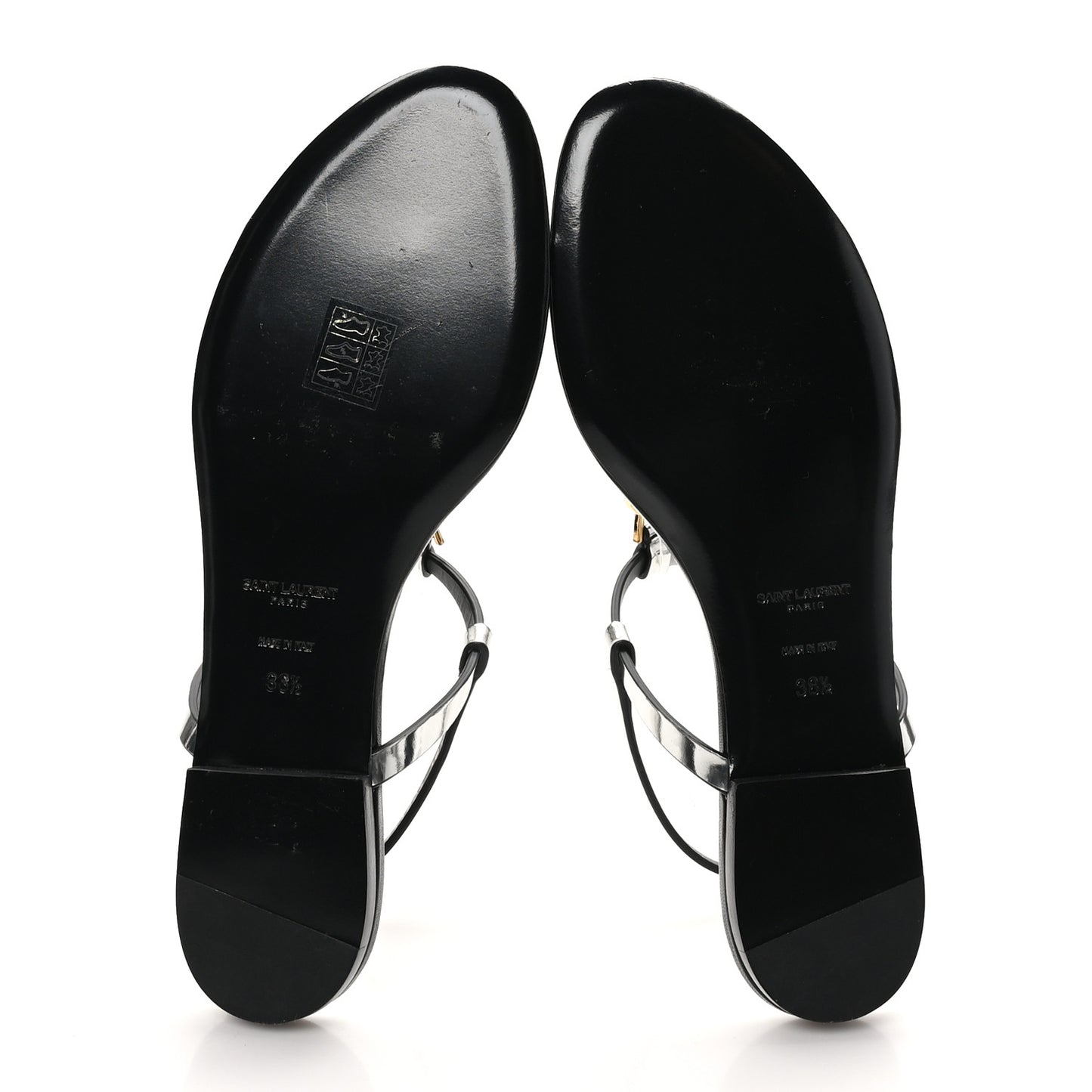 Reflex Soft Lambskin Cassandra Iota 05 Sandals 38.5 Argento