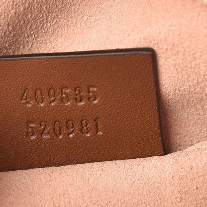 Gucci GG Supreme Monogram Blind For Love Embroidered Mini Chain Shoulder Bag Beige Tuscany 7 of 11