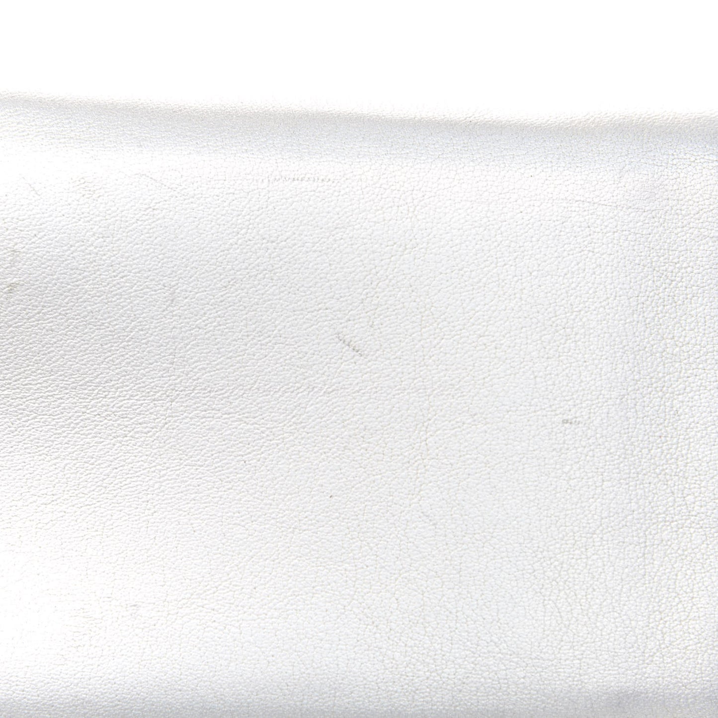 Calfskin Roboter Tri-Fold Wallet White