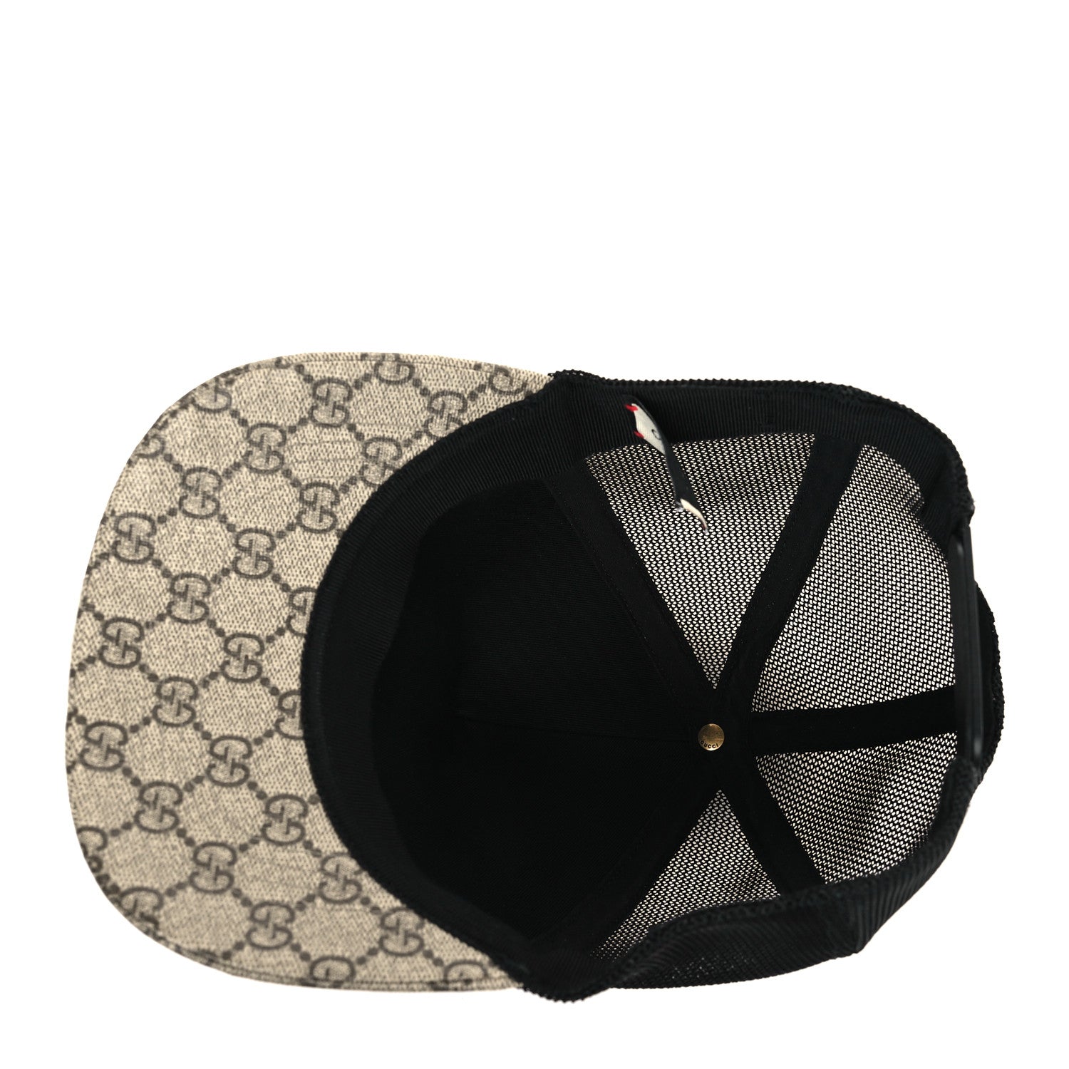 Gucci GG Supreme Monogram Baseball Hat M 58 Beige 6 of 9