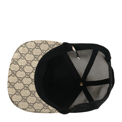 Gucci GG Supreme Monogram Baseball Hat M 58 Beige 6 of 9