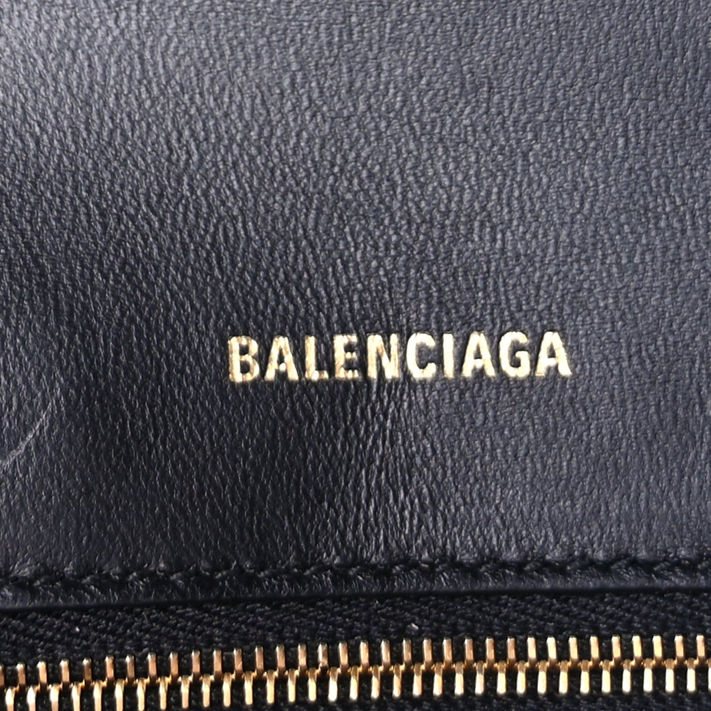 Shiny Box Calfskin Small Hourglass Top Handle Bag  Black