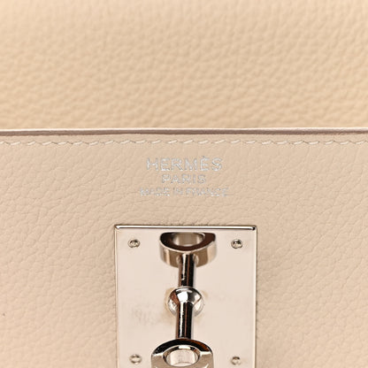 Hermes Togo Kelly Retourne 32 Craie 6 of 12