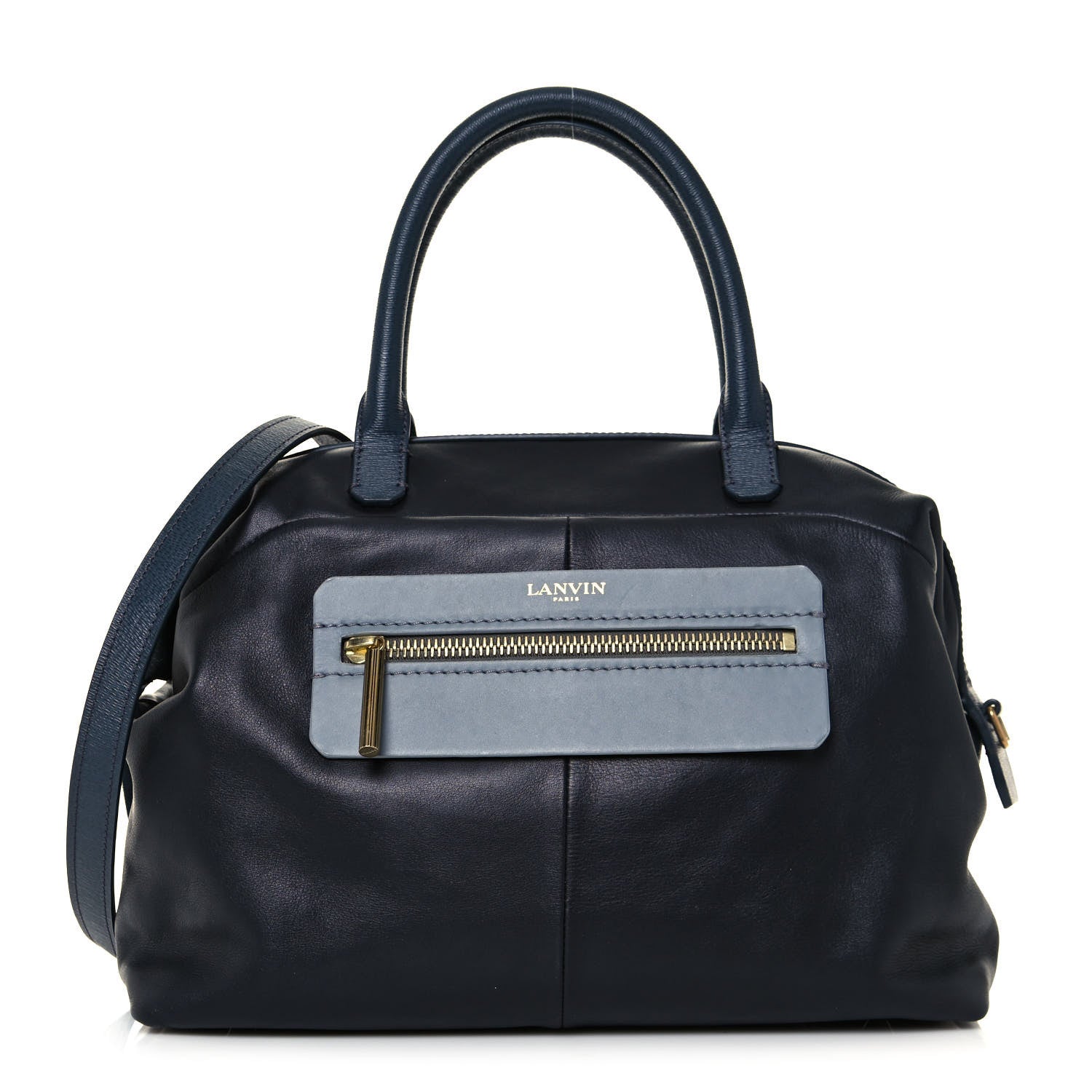 Lanvin Calfskin Padam Bowling Bag Black 1 of 12