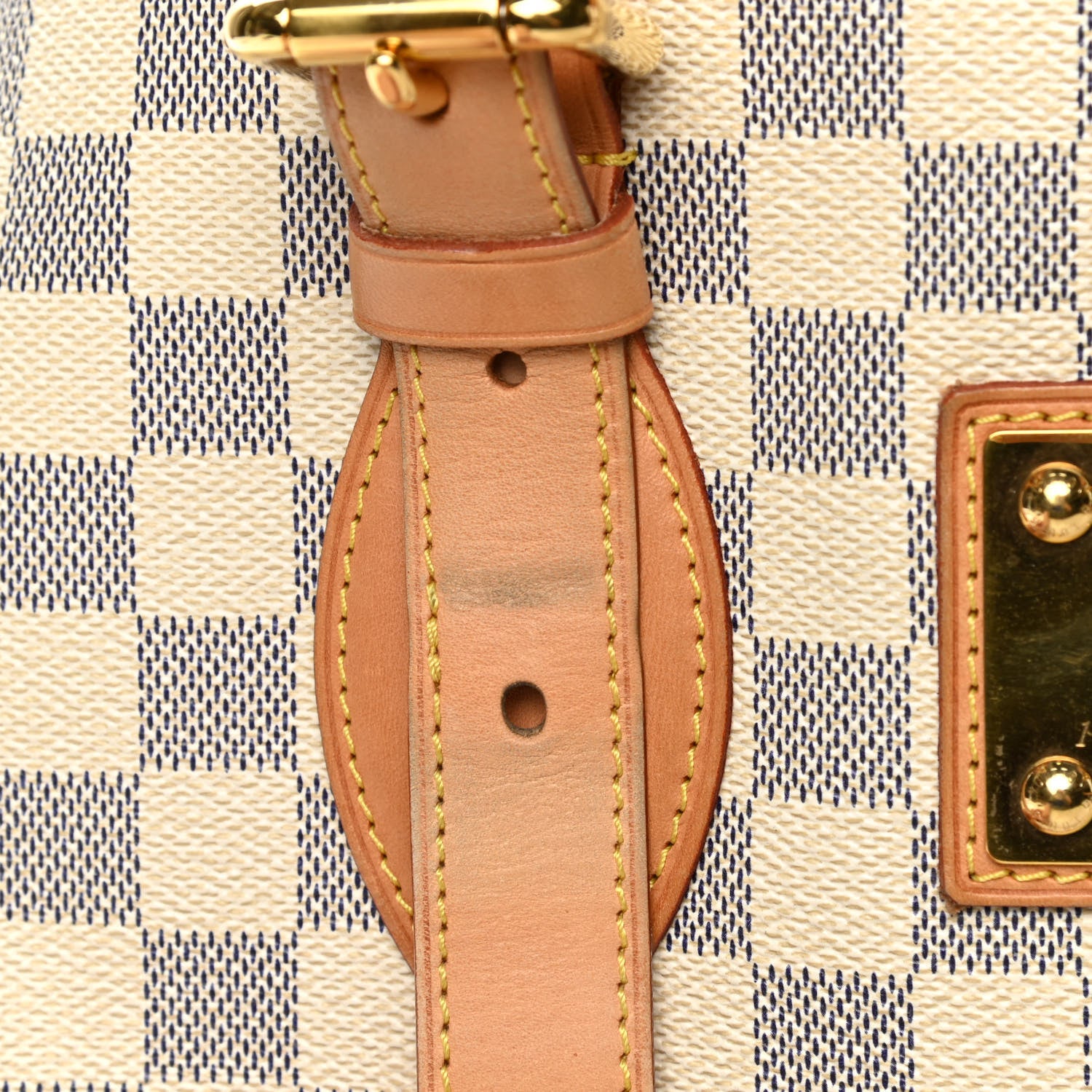 Louis Vuitton Damier Azur Hampstead MM 18 of 21