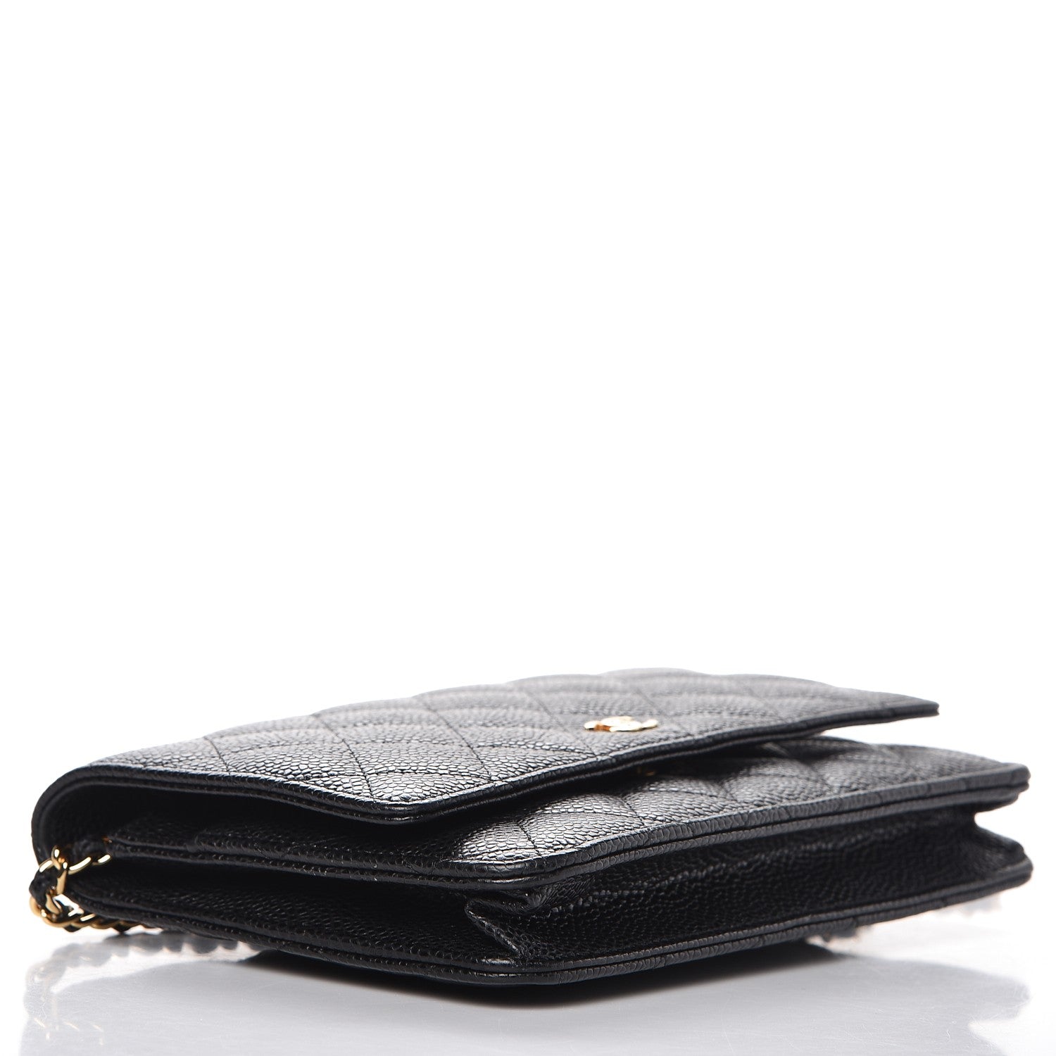 Chanel Caviar Quilted Wallet On Chain WOC Black 4 of 9
