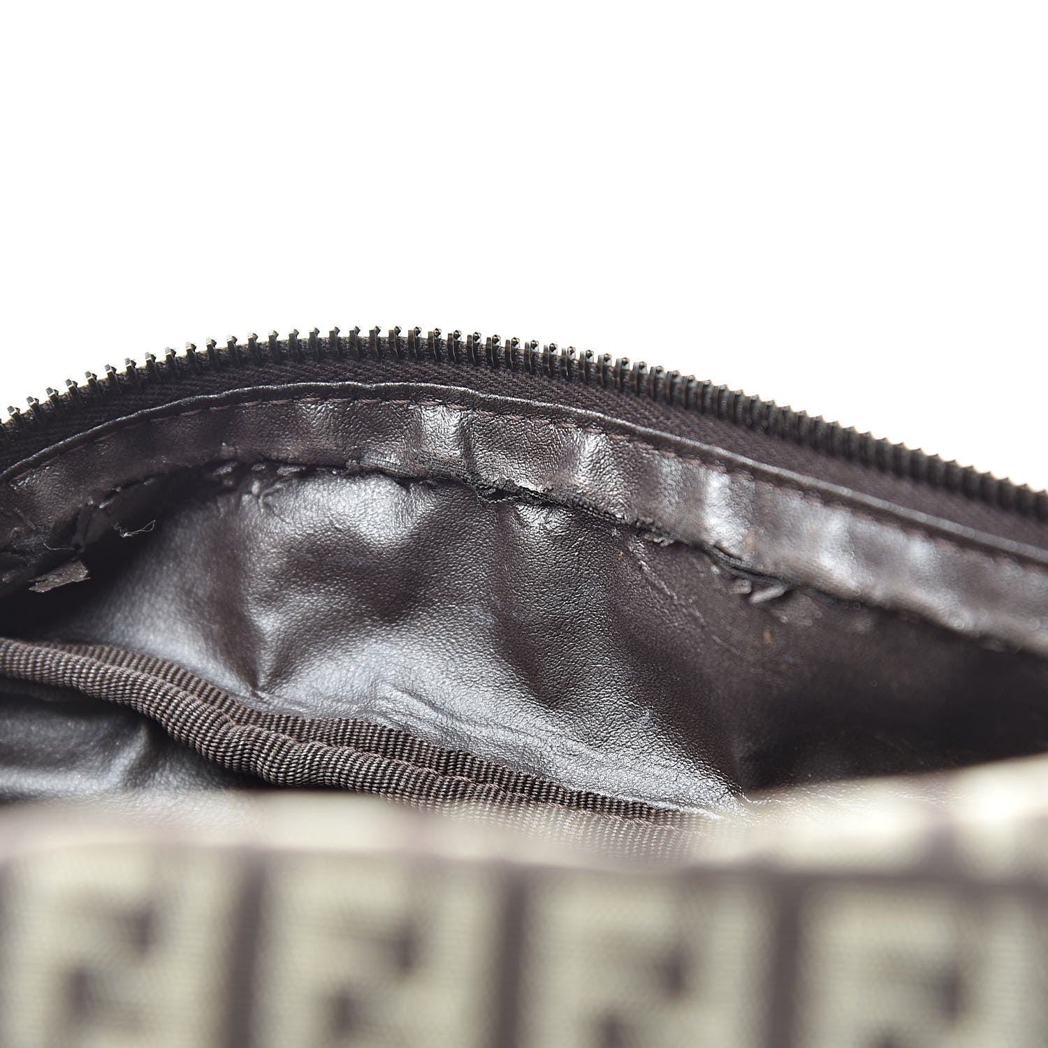 Fendi Zucchino Cosmetic Case Tobacco 9 of 14