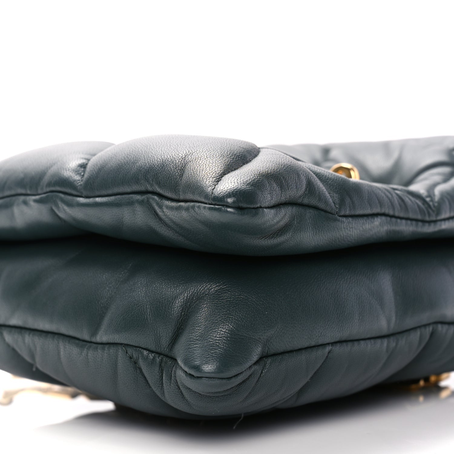 Mulberry Nappa Pillow Quilted Little Softie Bag  Green 7 of 8