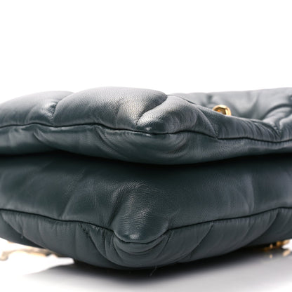Mulberry Nappa Pillow Quilted Little Softie Bag  Green 7 of 8